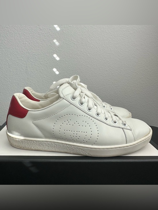 Gucci Shoes - Gucci Ace Perforated Interlocking G Sneakers Size: 37